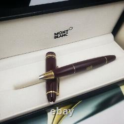 MONTBLANC Meisterstuck 166 Legrand Burgundy Gold Highlighter Pen NEW