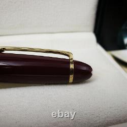 MONTBLANC Meisterstuck 166 Legrand Burgundy Red Gold Highlighter Pen MINT