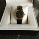 MONTBLANC Meisterstuck 7003 Hand winding Black Gold Plated Stainless 36mm Men's