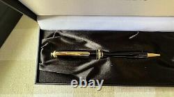 MONTBLANC Meisterstuck 75th Anniversary Classic Gold Plated Ballpoint Pen
