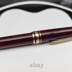 MONTBLANC Meisterstuck Burgundy 164R Classique Gold Plated Ballpoint Pen