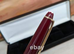 MONTBLANC Meisterstuck Burgundy Red Classique 164R Ballpoint Pen, NOS
