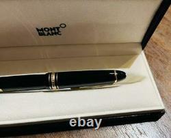 MONTBLANC Meisterstuck Fountain Pen 146 LeGrand Black Gold 14K Plutinum Nib M