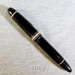 MONTBLANC Meisterstuck Fountain Pen 149 Black 70s Vintage Nib M 14C Gold