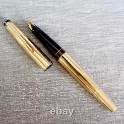 MONTBLANC Meisterstuck Fountain Pen Gold Nib EF
