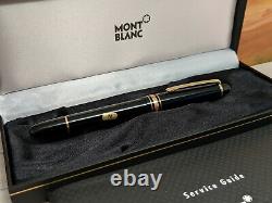 MONTBLANC Meisterstuck Gold Trim 145 Fountain Pen, M 14K Nib