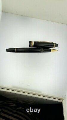 MONTBLANC Meisterstuck Gold Trim LeGrand 162 Rollerball Pen with Extra Ink Refill