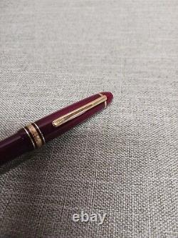 MONTBLANC Meisterstuck LeGrand # 161 Burgundy Gold Ballpoint Pen Scratches Read