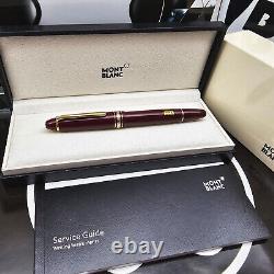 MONTBLANC Meisterstuck LeGrand 166R Burgundy Document Marker Highlighter Pen NEW