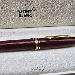 MONTBLANC Meisterstuck LeGrand 166R Burgundy Document Marker Highlighter Pen NEW