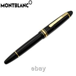 MONTBLANC Meisterstuck No. 146 4810 Pen 14C 585 engraved fountain pen black gold
