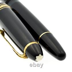 MONTBLANC Meisterstuck No. 146 4810 Pen 14C 585 engraved fountain pen black gold