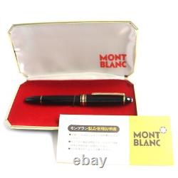 MONTBLANC Meisterstuck No. 146 White Star Pen Tip 18K Fountain Pen Black Gold