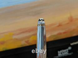 MONTBLANC Meisterstuck Solitaire Doue Sterling Silver. 925 163 Rollerball Pen