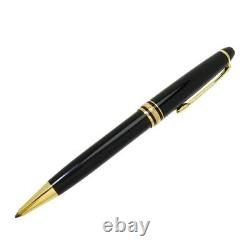 MONTBLANC Meisterstuck Twist Ballpoint Pen Black × Gold × Ink Black Unisex