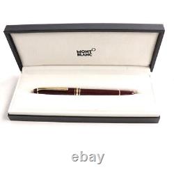 MONTBLANC Meisterstuck White Star 14K Fountain Pen Bordeaux Gold F Made in G