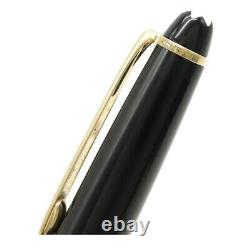 MONTBLANC Montblanc Meisterstuck Fountain Pen 14K Black Black Gold Color Conve