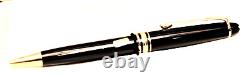Meisterstuck MONTBLANC Classique Germany Black Gold Trim Ball Point NEW Pen- tb