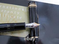 Mint! Vintage Montblanc Meisterstuck 4810 Fountain Pen 14K Gold Nib