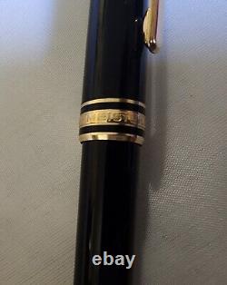 Mont Blanc Meisterstuck Ballpoint Black And Gold Coated Pen