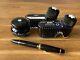 Mont Blanc Meisterstuck Fountain Pen 146 Black Resin And Gold With Inks