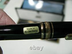 Mont Blanc The Art of Writing Ballpoint Pen Meisterstuck #164-Black withGold