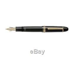 Montblanc 149 Meisterstuck Gold Black Resin Writing Fountain Pen F Nib 115383