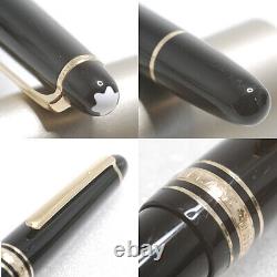 Montblanc 14K 585 engraved Meisterstuck Gold Coated Classic Fountain Pen Dua