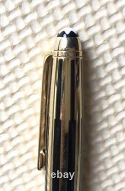 Montblanc Ballpoint Pen MEISTER STUCK Gold black striped stripe