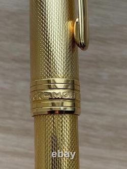 Montblanc Ballpoint Pen Meisterstuck Solitaire 1644 Gold Plated
