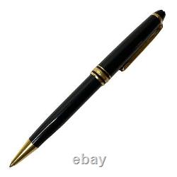Montblanc Black Meisterstuck Gold-Plated Classique Ballpoint Pen 10+++