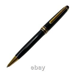 Montblanc Black Meisterstuck Gold-Plated Classique Ballpoint Pen Excellent