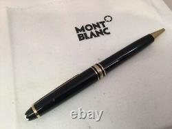 Montblanc Classique Meisterstuck Ballpoint Pen Black with Gold Trim 164 10883