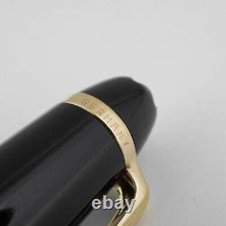 Montblanc Classique Meisterstuck Ballpoint Pen Black with Gold Trim 164 used japan