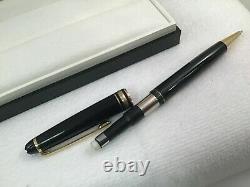 Montblanc Classique Meisterstuck Mechanical Pencil 7mm Black Gold 165 12737 New