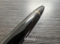 Montblanc Fountain Pen 146 Meisterstuck 14K Nib EF Black Body Gold-coated Clip
