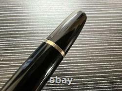 Montblanc Fountain Pen Meisterstuck 144 Black Nib Gold 14K Medium Rare 1980s