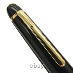 Montblanc Fountain Pen Meisterstuck 145 Classique Gold 14K Nib M Used