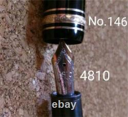 Montblanc Fountain Pen Meisterstuck 146 Black Nib Gold 14K CH1003601 Germany