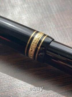 Montblanc Fountain Pen Meisterstuck 146 Cap Type Black Gold NO Box