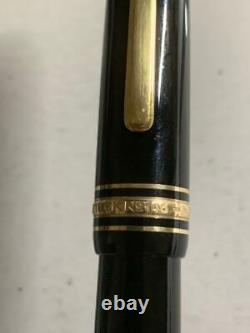 Montblanc Fountain Pen Meisterstuck 146 Nib Gold 14K Broad Used Free Shipping