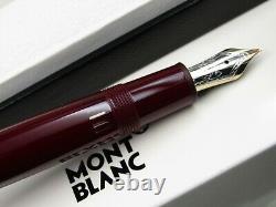 Montblanc Fountain Pen Meisterstuck 146R Burgundary With Solid Gold Nib F New