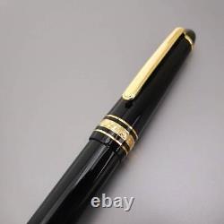 Montblanc Fountain Pen Meisterstuck 14K 4810 585 Black Gold