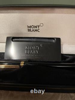 Montblanc Fountain Pen Meisterstuck 585 14K/ct Gold-coated Clip Ink Cartridge