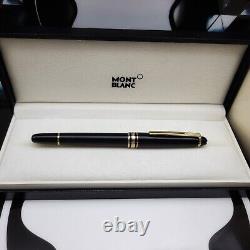 Montblanc Gold Finish Meisterstuck Classique Luxury Rollerball Pen Top Gift