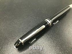 Montblanc LeGrand Meisterstuck Platinum Trim Ballpoint Pen Black Resin P161 7569
