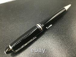 Montblanc LeGrand Meisterstuck Platinum Trim Ballpoint Pen Black Resin P161 7569