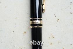 Montblanc Meisterstuck 116 Mozart Black Ballpoint Pen Goldplated trims NEW