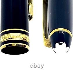Montblanc Meisterstuck 144 Black & Gold 14K 585 Fountain Pen