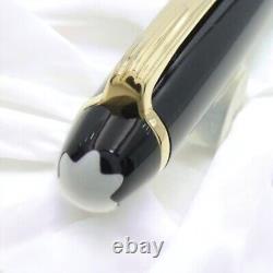 Montblanc Meisterstuck 144 Black & Gold 14K 585 Fountain Pen BB Nib